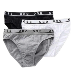 White,Gray And Black Color Man's Underwear